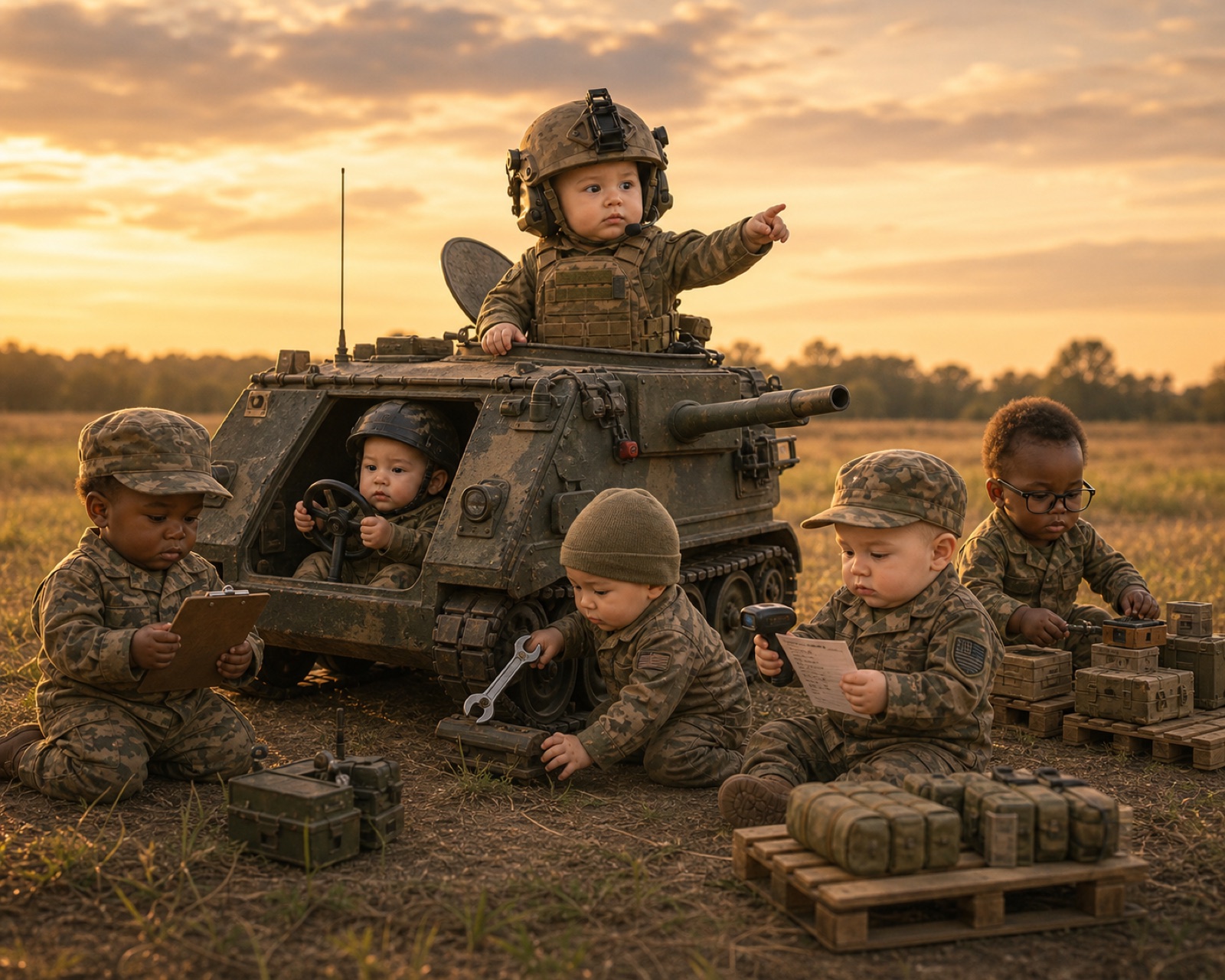 World War II Army armored infantry tribute